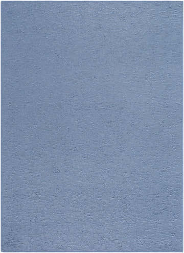 Close-up of the slate blue textured weave of the Breena Slate Blue Washable Area Rug. Design-Rectangle-57