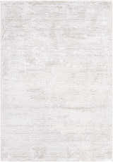 Close-up of the Aramis Area Rug. Cream, ivory, light gray, and white textured contemporary design. Design-Rectangle-537
