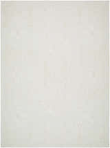 Close-up of the Branko Area Rug, light silver with a subtle geometric pattern and woven texture. Design-Rectangle-537