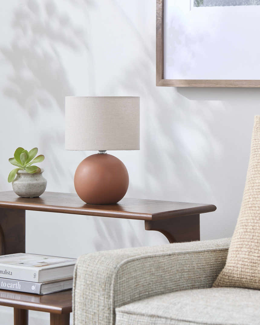 Brennberg Brick Red Table Lamp