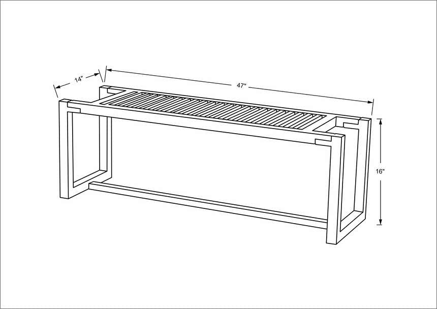 Becki Owens x Livabliss Aldeano Bench