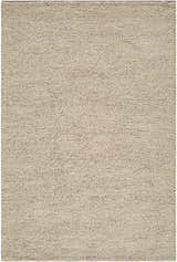 Close-up of the Clayne Dark Beige rug. Hand-woven wool rug with a nubby texture and medium brown color. Design-Rectangle-576
