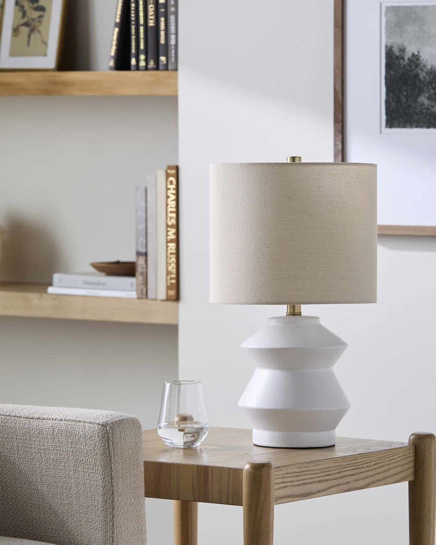 Coxquihui White Table Lamp - Clearance