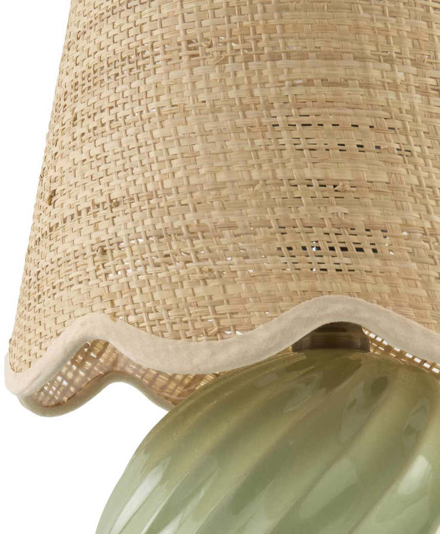Coyahualco Green Table Lamp