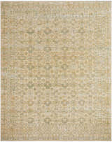 Detailed beige, olive, tan, and taupe floral pattern on a Becki Owens x Livabliss Renaissance BORI-2304 Area Rug. Design-Rectangle-710910