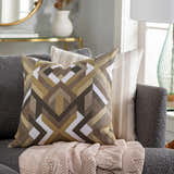 Curlew Modern Geometric Throw Pillow - Clearance