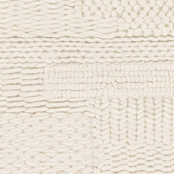 Sample Cypress Cream Textured Wool Rug