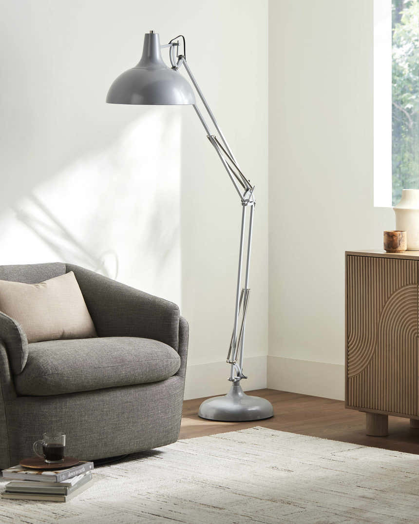 Indergarh Gray Floor Lamp