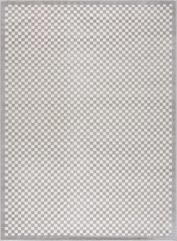 Sample Gaiwan Cream Gray Washable Area Rug