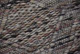 Timbergirl Jacquard Grey Jute Handmade Rug