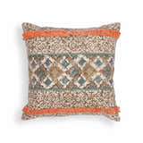Amigo Boho Geometric Orange Accent Pillow