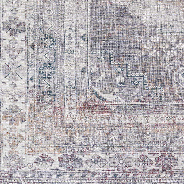 Sample Baltinglass Gray Washable Rug - Clearance