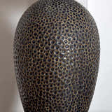 Emet Ribbed Glass Brass Table Lamp - Clearance