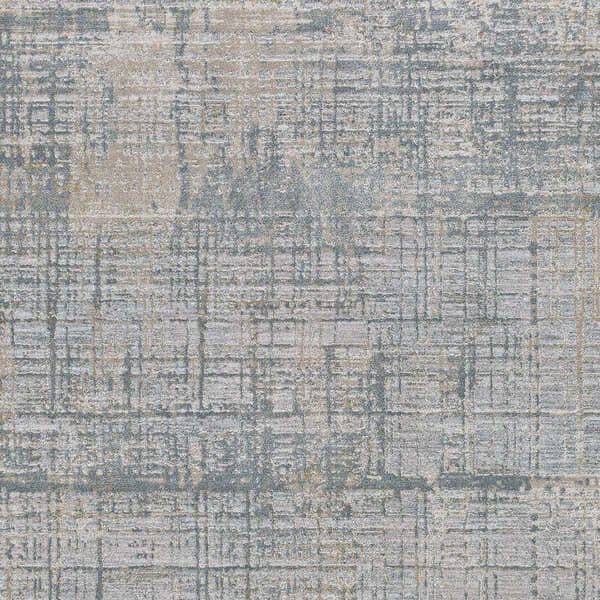 Sample Fallin Gray Thick Luxe Abstract Striped Rug