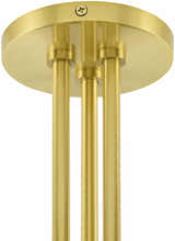 Soft Tan Modern Chandelier with glass details for dining or living rooms