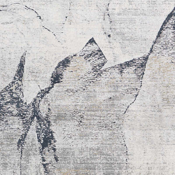 Sample Gasquet Gray Marble Textured Luxe Rug