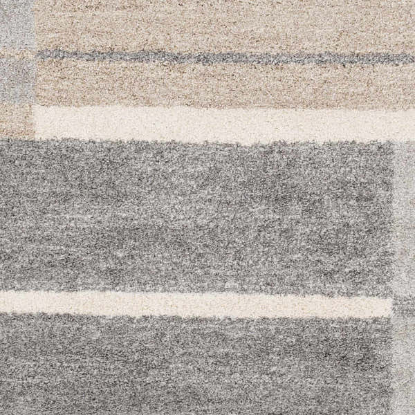 Sample Glouster Taupe&Gray Lined Area Rug