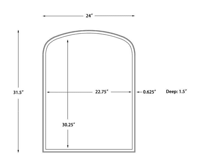 Guangyuan Mantel Mirror