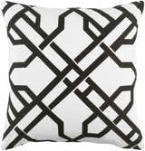 Greystanes Black White Lattice Accent Pillow - Clearance