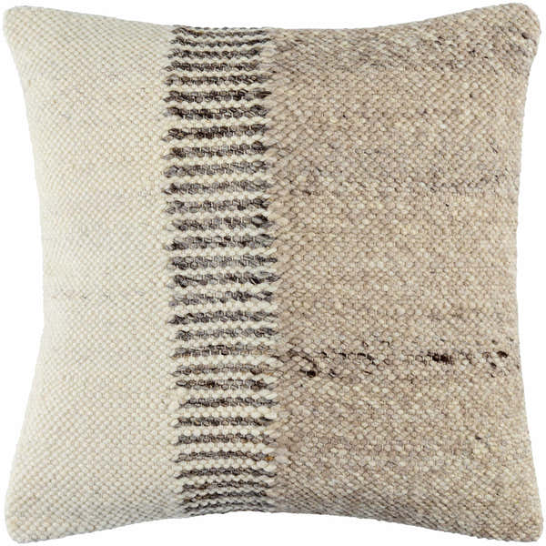 Beige Modern Accent Pillow for sofa bed or accent chair - Clearance