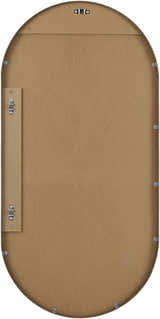 Hagenburg Dark Brown Mirror