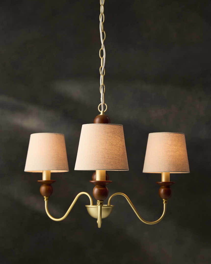 Huangtian Dark Brown Chandelier