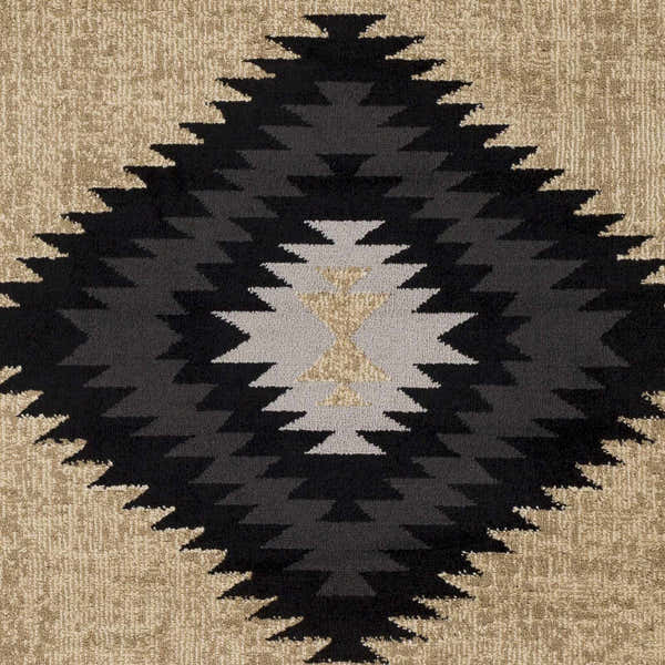 Sample Buckhaven Brown Aztec Carpet