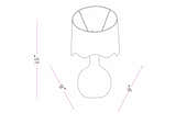 Atenxoxola Green White Table Lamp