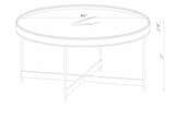 Kokrajhar Round Coffee Table - Clearance
