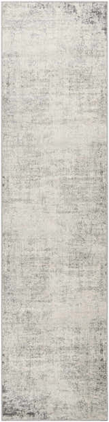 Close-up of the Kalanganan Abstract Gray Rug, showcasing its charcoal, gray, and off-white contemporary design. Design-Runner-2710