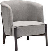 Karabulak Modern Gray Tub Accent Chair - Clearance
