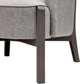 Karabulak Modern Gray Tub Accent Chair - Clearance