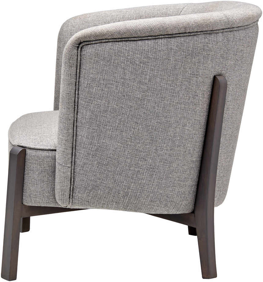 Karabulak Modern Gray Tub Accent Chair - Clearance