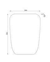 Orbassano Gold Frame Round Mirror - Clearance