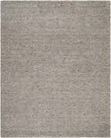 Close-up of the hand-tufted Winta Taupe Wool Area Rug, showing its gray, tan, and sage colors and textured wool and cotton blend. Design-Rectangle-810