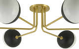 Tan Traditional Pendant Light with glass details for kitchen islands or dining areas