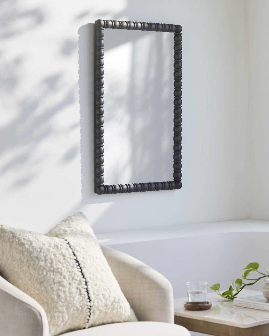 Galey Black Alix x Livabliss Karling Blair Accent Mirror