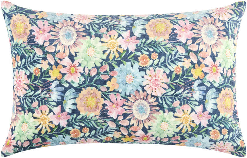 Amithi Light Blue Throw Pillow
