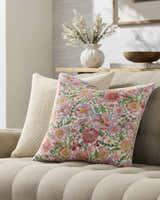 Amithi Light Green Throw Pillow
