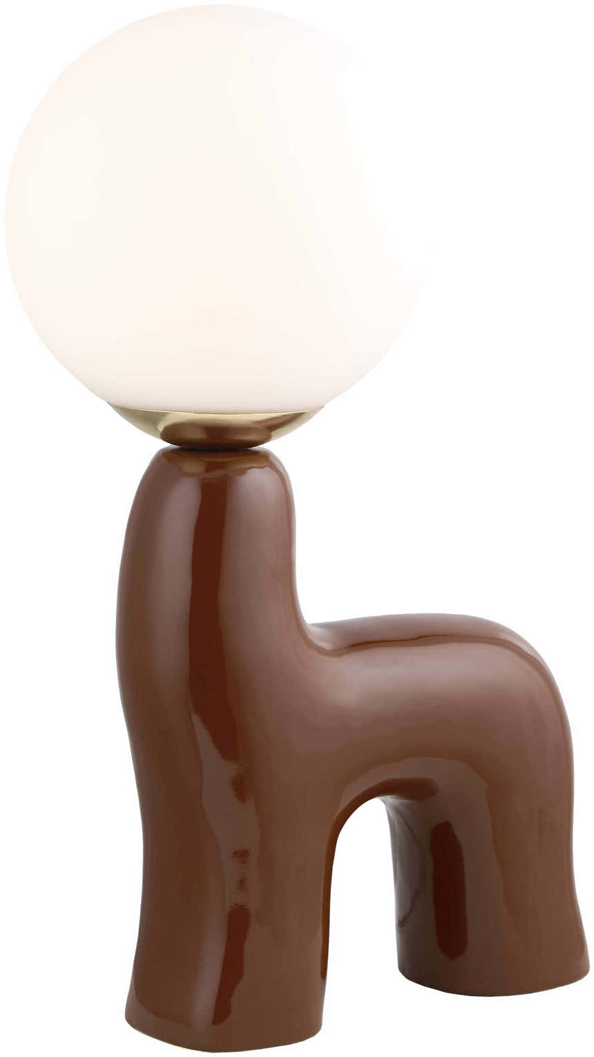 Lindoeste Dark Red Table Lamp