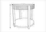 Rosemary End Table Becki Owens x LIVABLISS BORS-001
