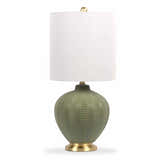 McMurray Green Textured Table Lamp - Clearance