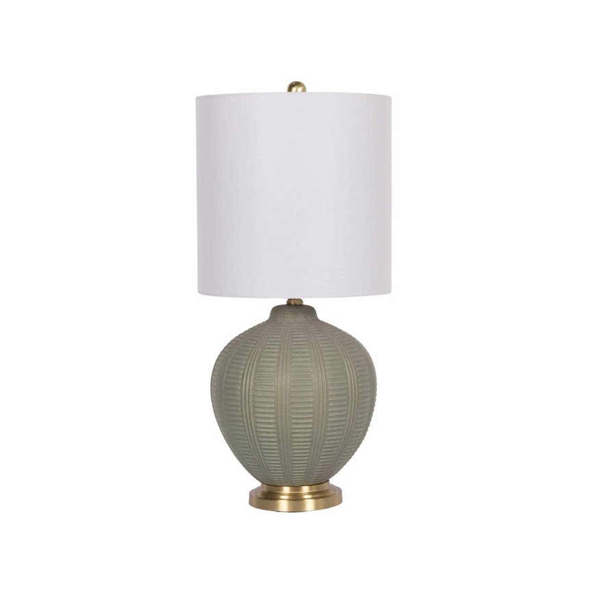 McMurray Green Textured Table Lamp - Clearance