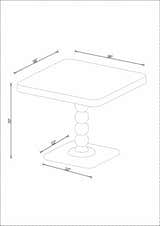 Becki Owens x Livabliss Del Ray Square Dining Table
