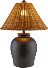Mistelbach Straw Table Lamp