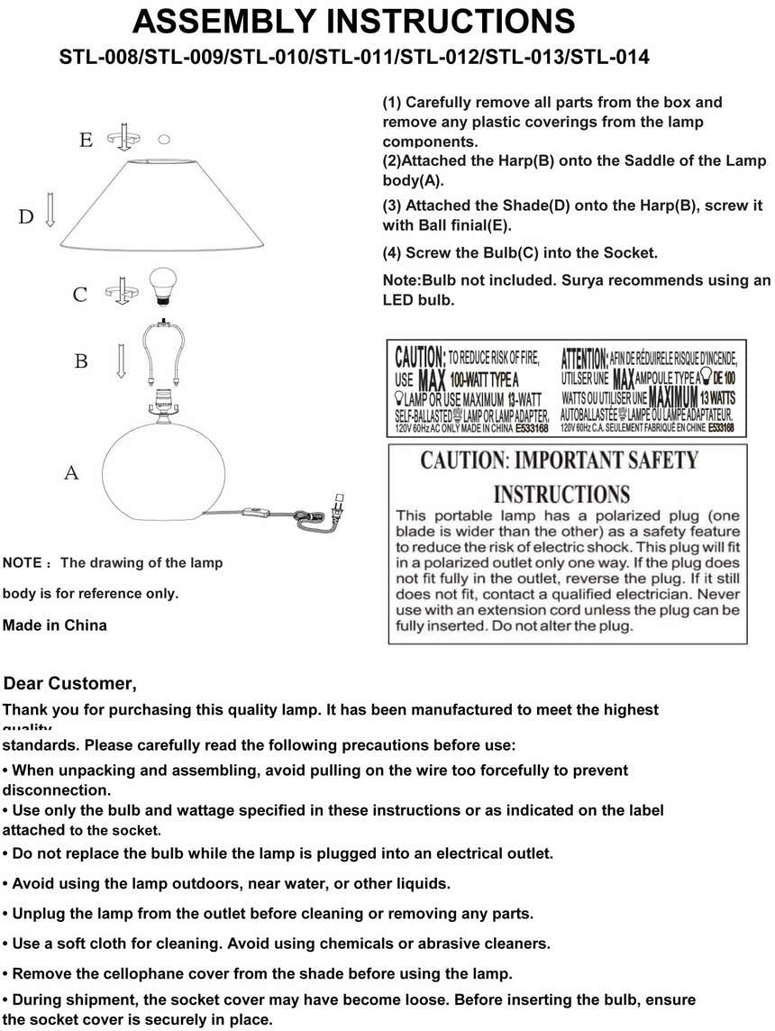 Wapenveld White Table Lamp