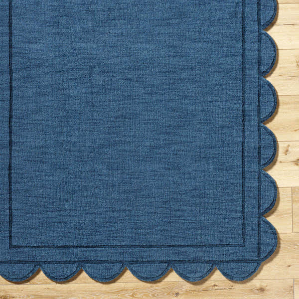 Sample Uhuro Blue Geometric Area Rug