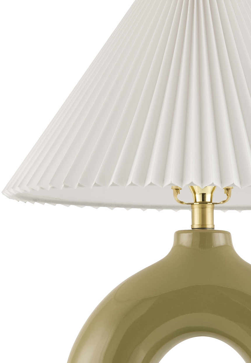 Miasskoye Green Table Lamp