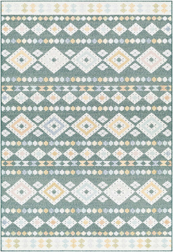 Sample Metta Medium Green Area Rug - Clearance