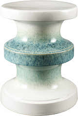 Montepaone Teal Outdoor End Table